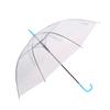 Guarda-chuva transparente criativo de PVC com logotipo impresso anel descartável tesouro guarda-chuva atacado 8 cor osso alça reta guarda-chuva longo