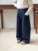 Pantalones Largos Gruesos Duraderos Estilo Vintage Aimo Beibei para Niños Invierno 2025 Niños y Niñas Vaqueros Cálidos de Pierna Recta Forrados de Polar Modernos