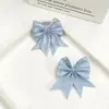 Tela de corazón a rayas, moño de cola de golondrina, accesorios para el cabello hechos a mano para DIY, ropa de muñeca, ropa para niños, zapatos, sombreros y bolsos - accesorios semiacabados