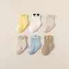 Calcetines para Bebé con Orejas 3D Estilo Coreano 0-3 Meses 6 Recién Nacido Otoño/Invierno Bebé Dibujos Animados Puño Suelto Calcetines de Media Pantorrilla Calcetines Infantiles