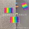 Fábrica de 7 cores Morandi Index Paste pet Note Sticker Printing Combinação Criativa Post-it Note Etiqueta de papelaria fluorescente