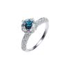 Shake Tone Fast Hand Live Supply Anel de diamante Angel Wings Ins Anel Moussan Anel de diamante feminino Anel de prata esterlina