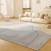 Alfombra para sala de estar 2026 nueva de lujo ligero de alta gama para sofá mesa de centro habitación del hogar dormitorio tapete de piso, lavable, no necesita lavado, engrosada
