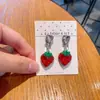 Brincos de Resina Desenho Animado Frutas para Crianças, Brincos Falsos Sem Furos, Brincos Pendentes, Brincos de Menina, Acessórios de Menina