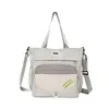 Bolso bandolera de gran capacidad de color contrastante estilo universitario bolso de hombro único para chica japonesa bolso de mano para estudiante para tutorías