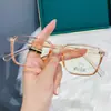 Gafas de montura cuadrada transparente se pueden equiparar con lentes graduadas para miopía y astigmatismo, gafas planas protectoras de alta definición anti-luz azul TR
