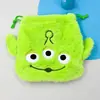 Bolsa de felpa estilo japonés linda para monedas con cordón bolsa portátil para guardar toallas sanitarias accesorio JK bolso cruzado pequeño simple