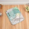 Tapete de Hielo para Mascotas para Protección contra el Calor y Enfriamiento, Alfombrilla de Dibujos Animados con Estampado de Perro, Tapete Universal para Cama de Gato, Tapete de Seda de Hielo, Tapete Enfriador, Cama para Mascotas