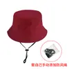 Sombrero de Pescador Liso para Adulto Hecho a Medida, Sombrero Multicolor de Algodón Puro para Protección Solar, Bordado y Letras Personalizadas Ligeras, Al Por Mayor en Stock
