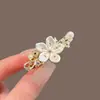 Novo Estilo de Grampo de Cabelo Flor de Pessegueiro Estilo República da China para Mulheres, Acessórios Personalizados Estilo Antigo, Clipes de Roupa para Empresas de Casamento