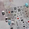 Pegatinas para Uñas en Relieve, Populares Estilo DIY Pegatinas Europeas y Americanas para Uñas, Decoraciones de Uñas de Copa del Mundo de Moda, Uñas Portátiles