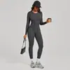 Mono de Color Contrastante Europeo y Americano con Cuello Alto Media Cremallera Todo en Uno Ropa de Fitness para Mujer Ropa de Yoga para Deportes de Alta Intensidad 10122