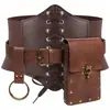 YSF Conjunto Artístico de Fantasia Renascentista de 5 Peças: Espartilho, Cinto, Bolsa Pequena, Porta-Moedas, Frasco de Poção e Acessórios de Fantasia