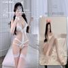 Lencería Sexy Flor de Durazno Romántica Sexy Perspectiva de Tres Puntos Gato Uniforme Coqueto Conejita Archivo Abierto Deseo Puro 272