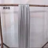 Telas Gruesas con Brillo Perlado para Bodas, Cortinas de Gasa Hielo, Cortinas de Tela de Seda Roja Hielo, Telas Elásticas para Fondos de Escenario, Telas para Decoración de Techos
