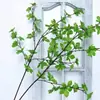 Reloj colgante de simulación caballo japonés madera borracha de pie en maceta estilo nórdico decoración interior de ventana planta verde falsa paisaje árbol de simulación