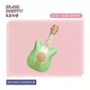 Estilo Ins Transfronterizo Mate Nota Musical Guitarra Globo Instrumento Decoración Arreglo Coloridos Globos de Papel de Aluminio