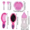 Accesorios para Muñecas Transfronterizos, Juguetes de Vestir para Juego de Imitación, Vajilla Realista, Set de Artículos de Tocador, Accesorios para Casa de Muñecas Ob11