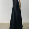 2026 Nuevo Vestido Casual Largo sin Mangas de Algodón y Lino Estilo Coreano Cuello Redondo Holgado Color Sólido Estilo Relajado