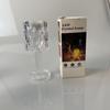 Luminária de Mesa Pequena Diamante de Cristal LED Acrílico Transparente Luz Noturna Simples Quarto Cabeceira Luz de Atmosfera Projeção Noturna