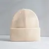 Gorro de Punto Cálido de Piel de Conejo para Mujer Otoño e Invierno, Gorro Frío con Puño de Doble Capa, Nuevo Estilo de Invierno con un Toque de Lujo, Coreano para Perímetro Craneal Grande