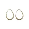 Pendientes Dorados en Forma de Lágrima para Otoño e Invierno para Mujer, Pendientes Geométricos de Nicho Dongdaemun, Accesorios Estilo Hong Kong al por Mayor