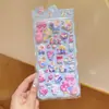 Pegatinas de trasero de dibujos animados lindas para niños, pegatinas de oso y animales pequeños, juguetes de apretar suaves y adorables para aliviar el estrés del trasero, stick de pegatinas