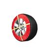 Calcetines Antideslizantes Portátiles de Invierno para Nieve Transfronterizos, Cubiertas Antideslizantes de Malla de Poliéster Resistentes al Desgaste para Neumáticos de Automóvil