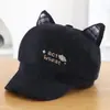Chapéu Fofo de Orelha de Gato Celebridade da Internet Bordado Chapéu Octogonal Feminino Boné Plano Fashion Versátil Boina Retrô Outono Inverno Personalizado