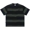 Camisas de Manga Corta Rayadas Tie-Dye para Hombres y Mujeres, Verano Holgadas Estilo Retro Americano de Media Manga para Parejas, Marcas de Moda