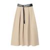 Outono Novo Moda Europeia e Americana Casaco Feminino Elegante com Cinto Capa Saia Midi 1971803