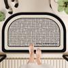 Alfombrillas Especiales para la Puerta del Baño, Absorbentes de Agua, Resistentes a las Manchas, de Secado Rápido, Antideslizantes para Inodoro, Alfombrillas de Baño de Suelo de Alta Gama, Nuevo Estilo 2025