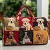 Bolsa de Viaje Acolchada de Algodón Estilo Nuevo 3D Marca Independiente Serie 2 Cachorro Bolso de Mano de Moda Impreso para Mujer Bolso de Yoga