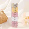 Conjunto de Presilhas de Cabelo Infantis Amazon Xadrez Bolinhas Pistilo Meninas Grampo para Franja Mini Acessórios de Cabelo Fofos para Meninas 5086