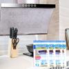 Película de filtro de campana extractora reemplazable para cocina, papel absorbente de aceite para campana extractora, papel a prueba de aceite, pegatina absorbente de aceite para cocina