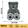 Ropa de Dibujos Animados para Niños Accesorios Toalla de Oso Grande Parches de Tela Bordados Lindos Parches Bordados Hechos a Mano Pegatinas DIY