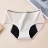Pantaletas Menstruales para Mujer de Algodón Puro 10A Antibacterianas de Cintura Media, Ropa Interior para Mujer Antifugas, Pantaletas a Prueba de Fugas para el Periodo Menstrual
