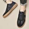 Zapatos de Entrenamiento Vintage Alemanes de Cuero Genuino de Buena Calidad para Hombre Calzado Deportivo Casual de Piel de Res Superficie Suave Suela Blanda Tenis de Moda para Hombre