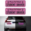 Pegatina Magnética Personalizada para Parachoques de Coche Reflectante Gatito de Dibujos Animados Bolsa Emocional Pegatina Magnética de Panal para Conductor Novato