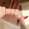 Anillo Huevo de Paloma Edelweiss Completo de Diamante Plata de Ley S925 para Mujer, Estilo Vintage, Diseño de Nicho de Alta Gama, Anillo Popular