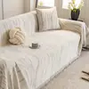 Manta de Chenilla para Sofá Estilo Crema Universal Four Seasons Cubierta Completa de una Pieza Tela para Funda de Sofá 2026 Nuevo Cojín de Asiento Antideslizante