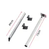 Patas Plegables para Mesa de RV, Vehículo de Conversión para Remolque Autopropulsado, Vehículo Comercial, Vehículo Cama, Barra Colgante para Pata de Mesa Desmontable Montada Lateralmente en SUV