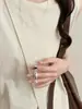 Colar Longo com Franjas de Flores Estilo Coreano Ins, Longo e Estiloso, Único e Versátil, Adequado para Camadas, Corrente Elegante para Clavícula