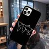 Funda para iPhone 15 con mapa de amor y rutas de aviones