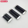 Tatami negro mate asa oscura superficie curva biselada Cajón Armario empotrado ranura para asa oscura mate dos colores