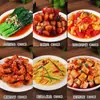 Modelo de Comida, Modelo de Comida, Molde de Comida, Camarones Cocidos, Cerdo Estofado, Utensilios para Estufa Integrada, Platos Falsos