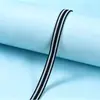 Fita de acabamento tingida e tecida de alta elasticidade ultrafina em estoque 1,0 cm para calças de algodão, calças estilo tubarão, acessórios elásticos de cores da moda