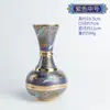 India Pavo Real Pintado Jarrón de Cobre Buda Guanyin Botella Purificadora de Agua Botella de Suministro Frontal de Buda Jarrón de Cobre Botella Tesoro