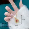 Populares Aretes Ovalados de Diamante con Incrustaciones de Encaje Transfronterizos Collar de Oro de Arena Vietnamita de Moda Joyería de Oro Imitación Duradera que No se Desvanece
