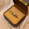[Envío] Primer Sencillo de Recién Llegado Anillo Liso de Plata Esterlina 925 Anillo Irregular Joker Nicho para Mujer de Lujo Ligero de Alta Gama